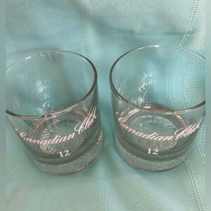 Vtg Canadian Club Classic Whiskey Glasses